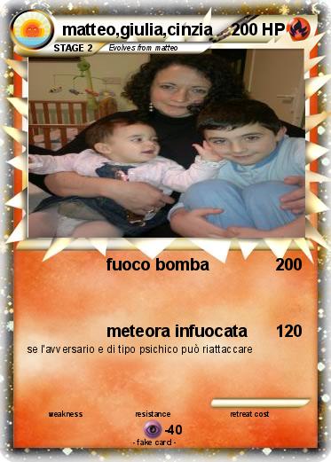Pokemon matteo,giulia,cinzia