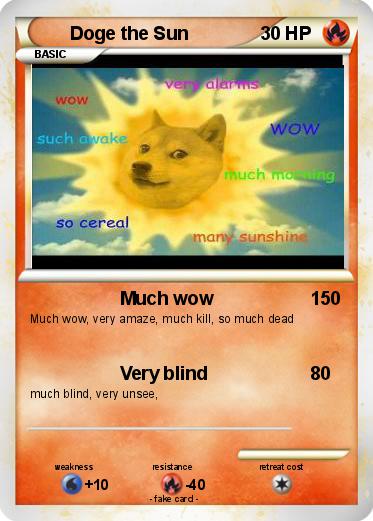 Pokemon Doge the Sun