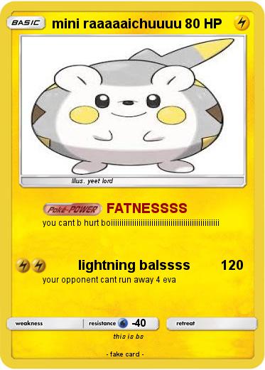 Pokemon mini raaaaaichuuuu