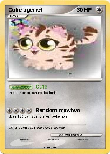 Pokemon Cutie tiger
