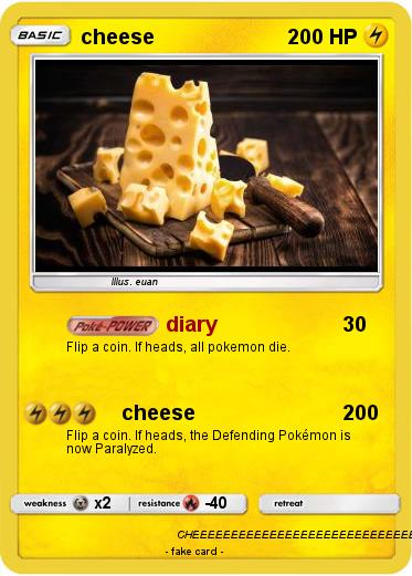 Pokemon cheese