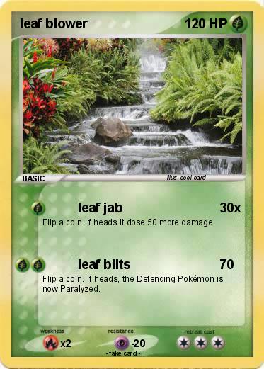 Pokemon leaf blower