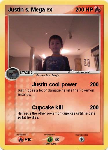 Pokemon Justin s. Mega ex