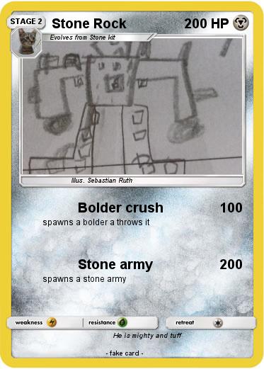 Pokemon Stone Rock