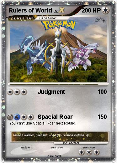 Pokemon Rulers of World