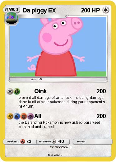 Pokemon Da piggy EX