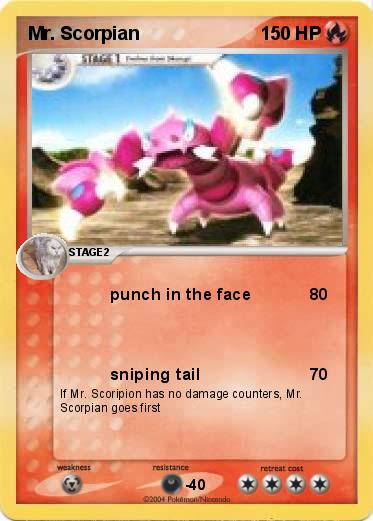 Pokemon Mr. Scorpian