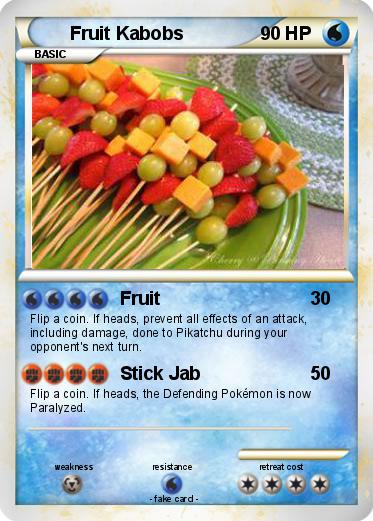 Pokemon Fruit Kabobs