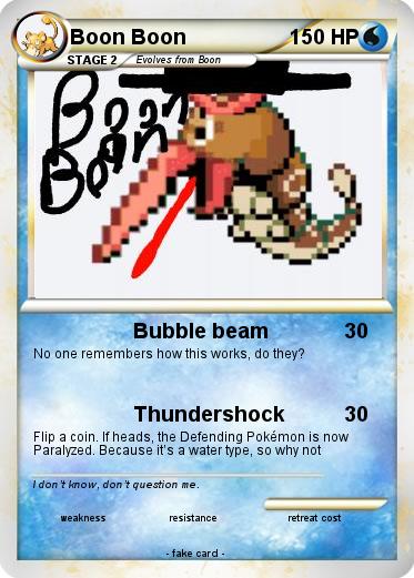 Pokemon Boon Boon
