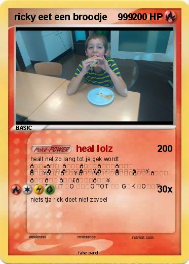 Pokemon ricky eet een broodje    999