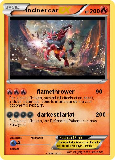 Pokemon incineroar