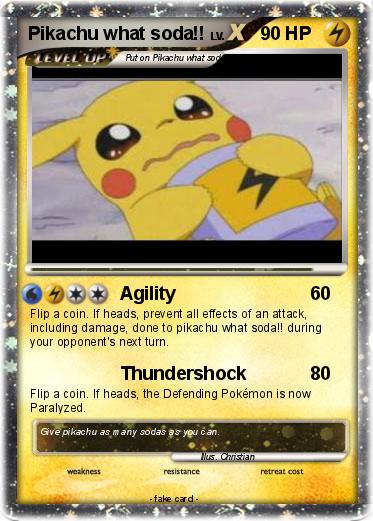Pokemon Pikachu what soda!!