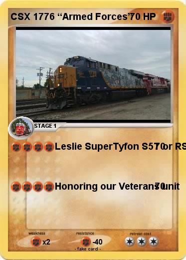 Pokemon CSX 1776 “Armed Forces”