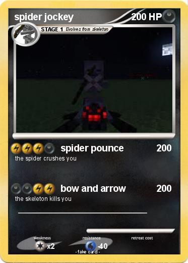 Pokemon spider jockey