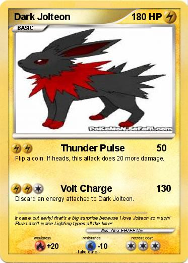 Pokemon Dark Jolteon
