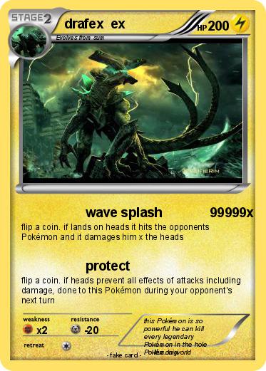 Pokemon drafex  ex