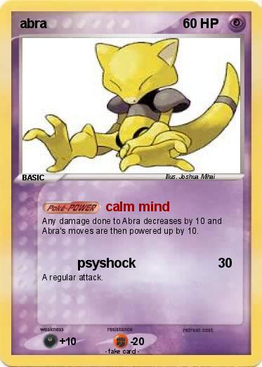 Pokemon abra