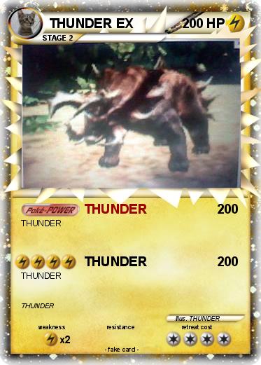 Pokemon THUNDER EX