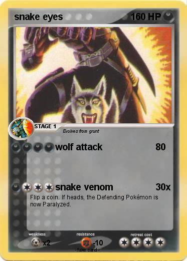 Pokemon snake eyes