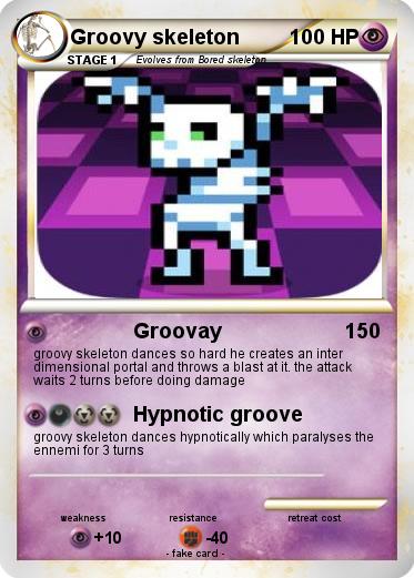 Pokemon Groovy skeleton