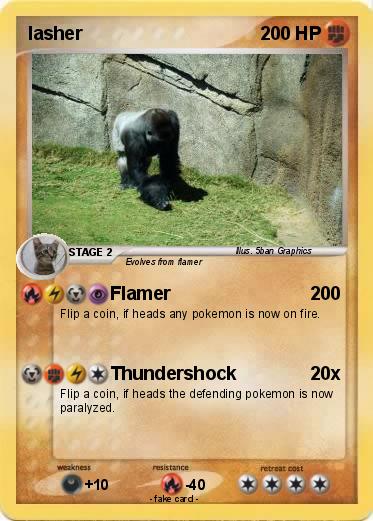 Pokemon lasher