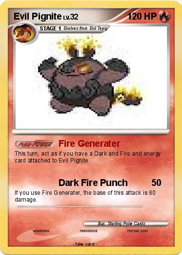 Pokemon Evil Pignite