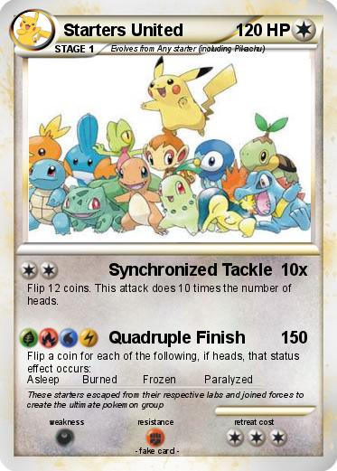Pokemon Starters United