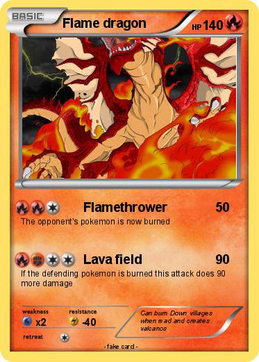Pokemon Flame dragon