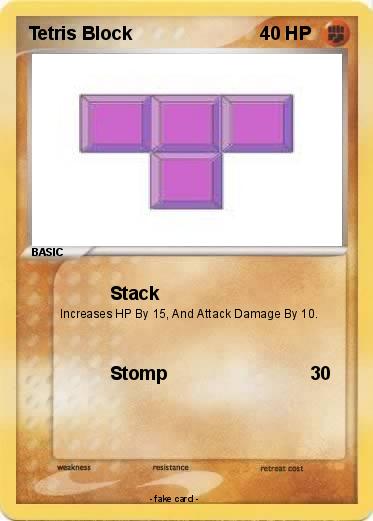 Pokemon Tetris Block