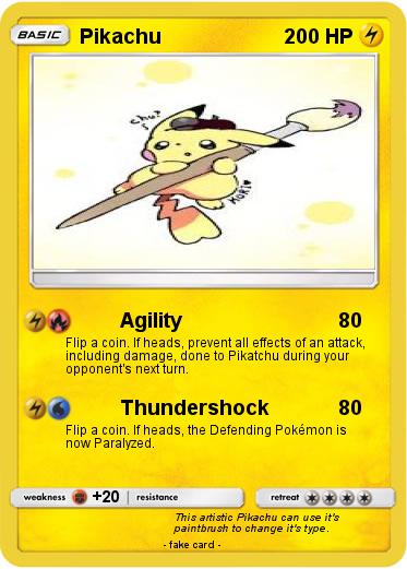 Pokemon Artist Pikachu