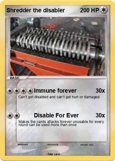 Pokemon Shredder the disabler