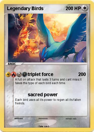 Pokemon Legendary Birds