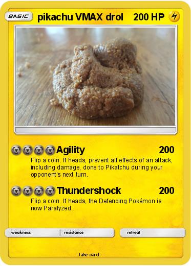 Pokemon pikachu VMAX drol