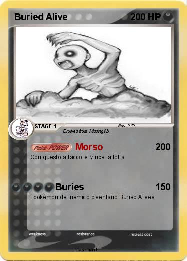 Pokemon Buried Alive