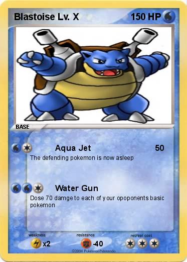 Pokemon Blastoise Lv. X