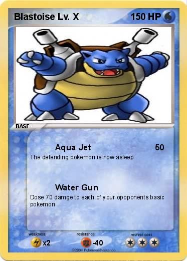 Pokemon Blastoise Lv. X