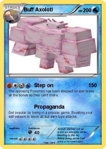 Pokemon Buff Axolotl