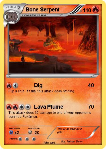 Pokemon Bone Serpent
