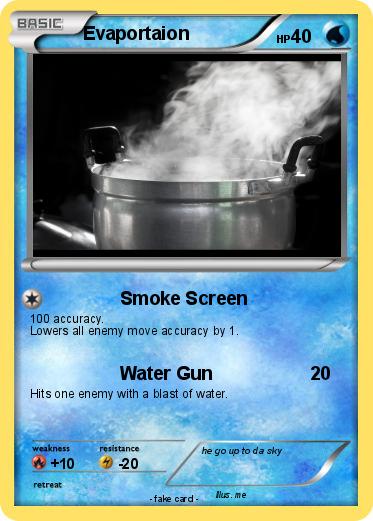 Pokemon Evaportaion