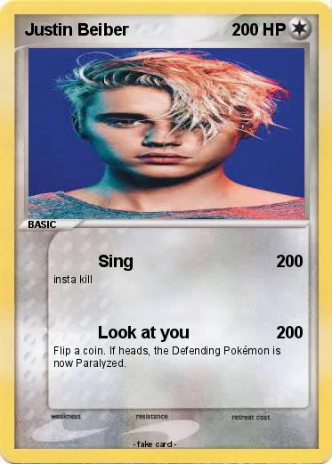 Pokemon Justin Beiber