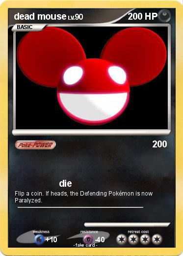 Pokemon dead mouse