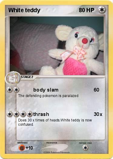 Pokemon White teddy