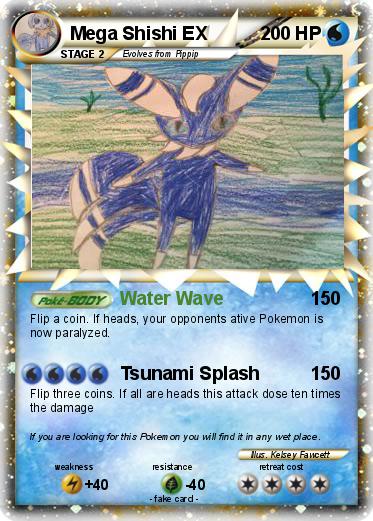 Pokemon Mega Shishi EX