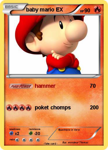 Pokemon baby mario EX