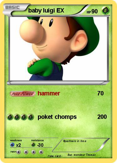 Pokemon baby luigi EX