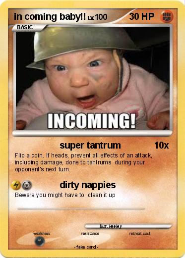 Pokemon in coming baby!!