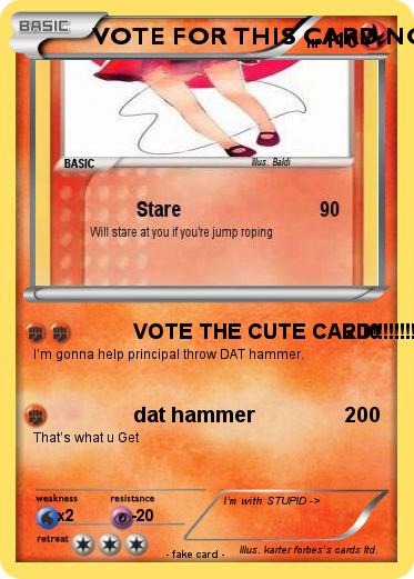 Pokemon VOTE FOR THIS CARD NOW!!!!!!!!