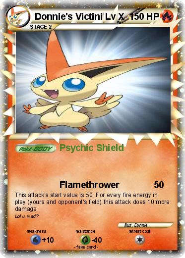 Pokemon Donnie's Victini Lv X