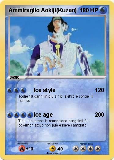 Pokemon Ammiraglio Aokiji(Kuzan)