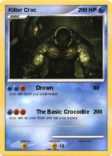 Pokemon Killer Croc